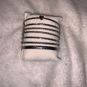 Silver bangles